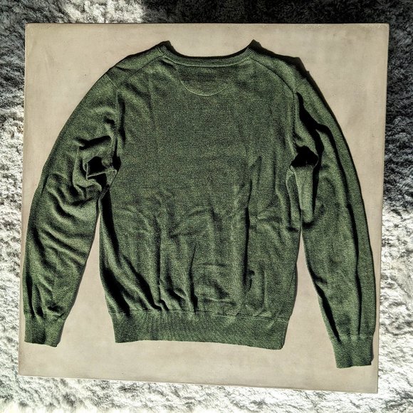 Faherty - Sconset Crew Sweater - Spruce Heather - Small - Picture 6 of 16